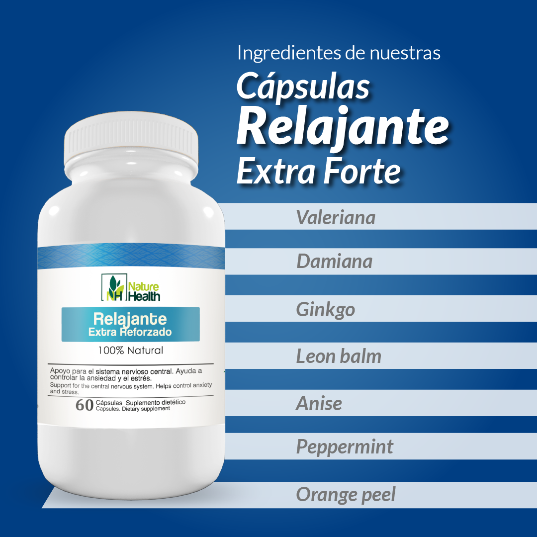 Cápsulas Relajante Extra Forte ⭐️⭐️⭐️⭐️⭐️.