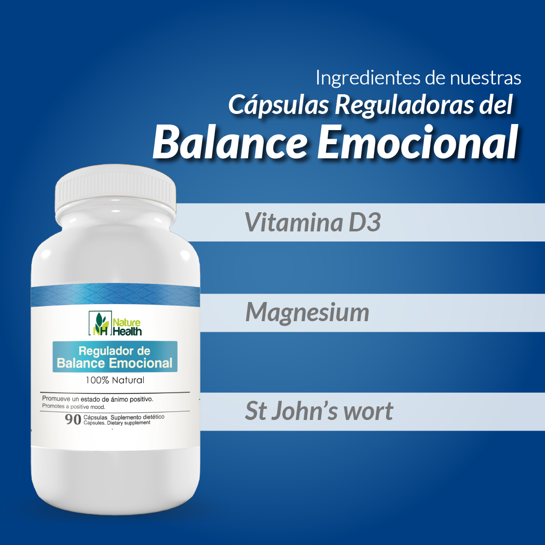 Cápsulas Regulador del Balance Emocional ⭐️⭐️⭐️⭐️⭐️