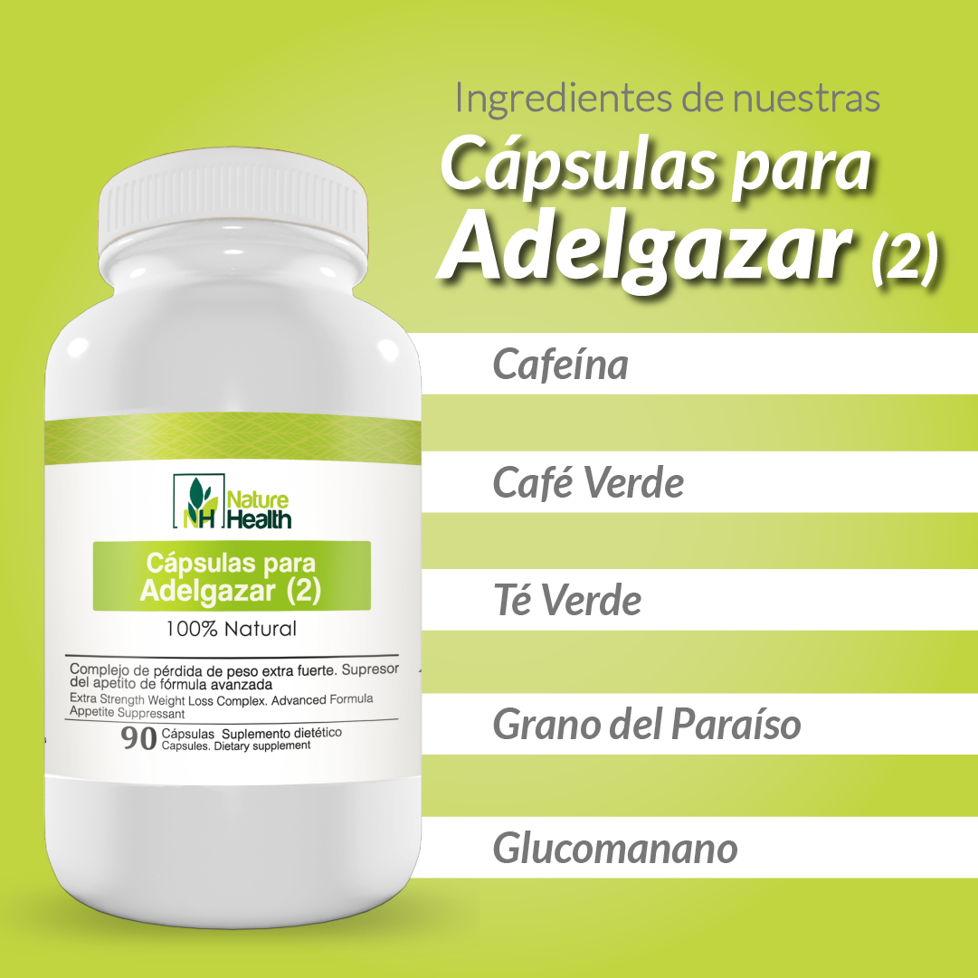 Cápsulas para Adelgazar 2 ⭐️⭐️⭐️⭐️⭐️