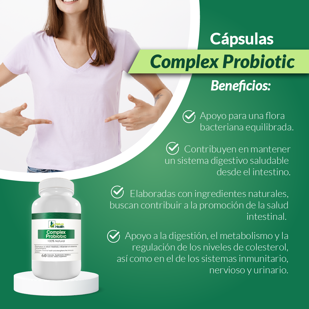 Cápsulas Complex Probiotic ⭐️⭐️⭐️⭐️⭐️