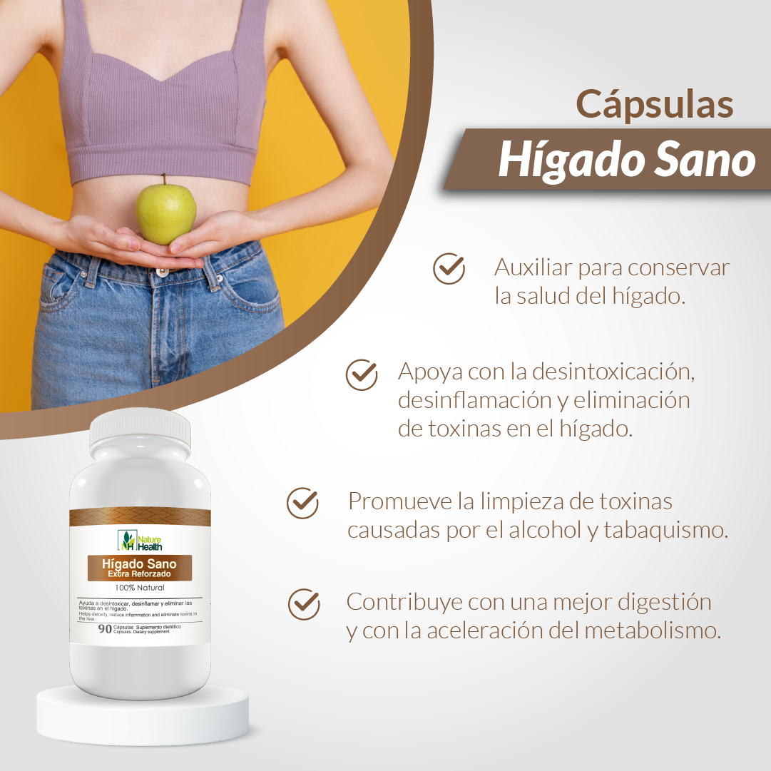 Cápsulas Hígado Sano ⭐️⭐️⭐️⭐️⭐️