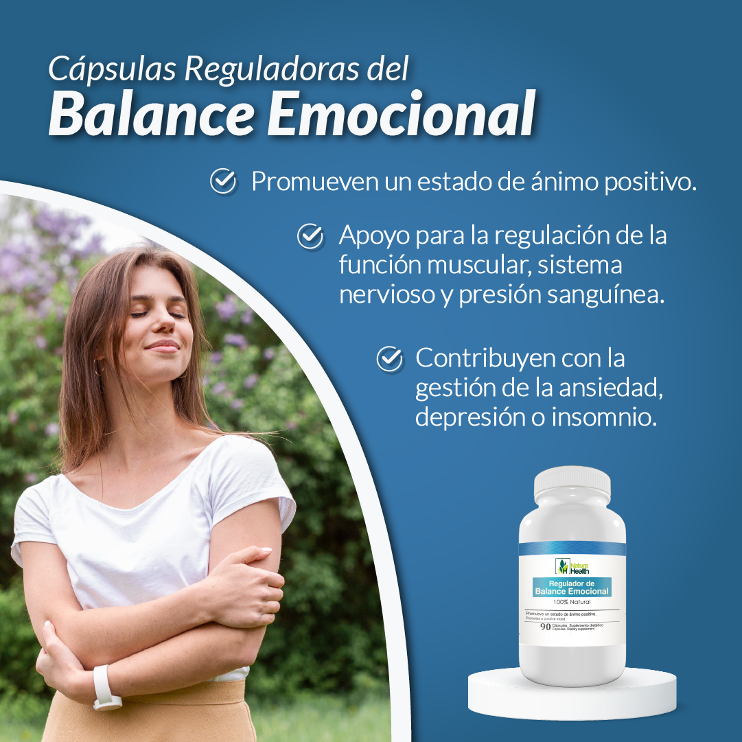 Cápsulas Regulador del Balance Emocional ⭐️⭐️⭐️⭐️⭐️