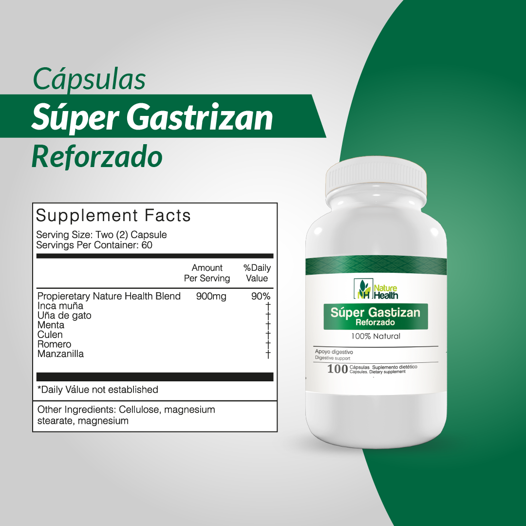 Cápsulas Súper Gastrizan Reforzado ⭐️⭐️⭐️⭐️⭐️