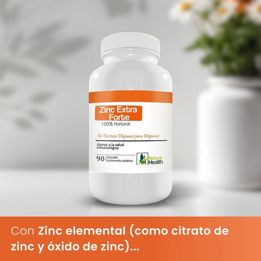 Cápsulas Zinc Extra Forte ⭐️⭐️⭐️⭐️⭐️