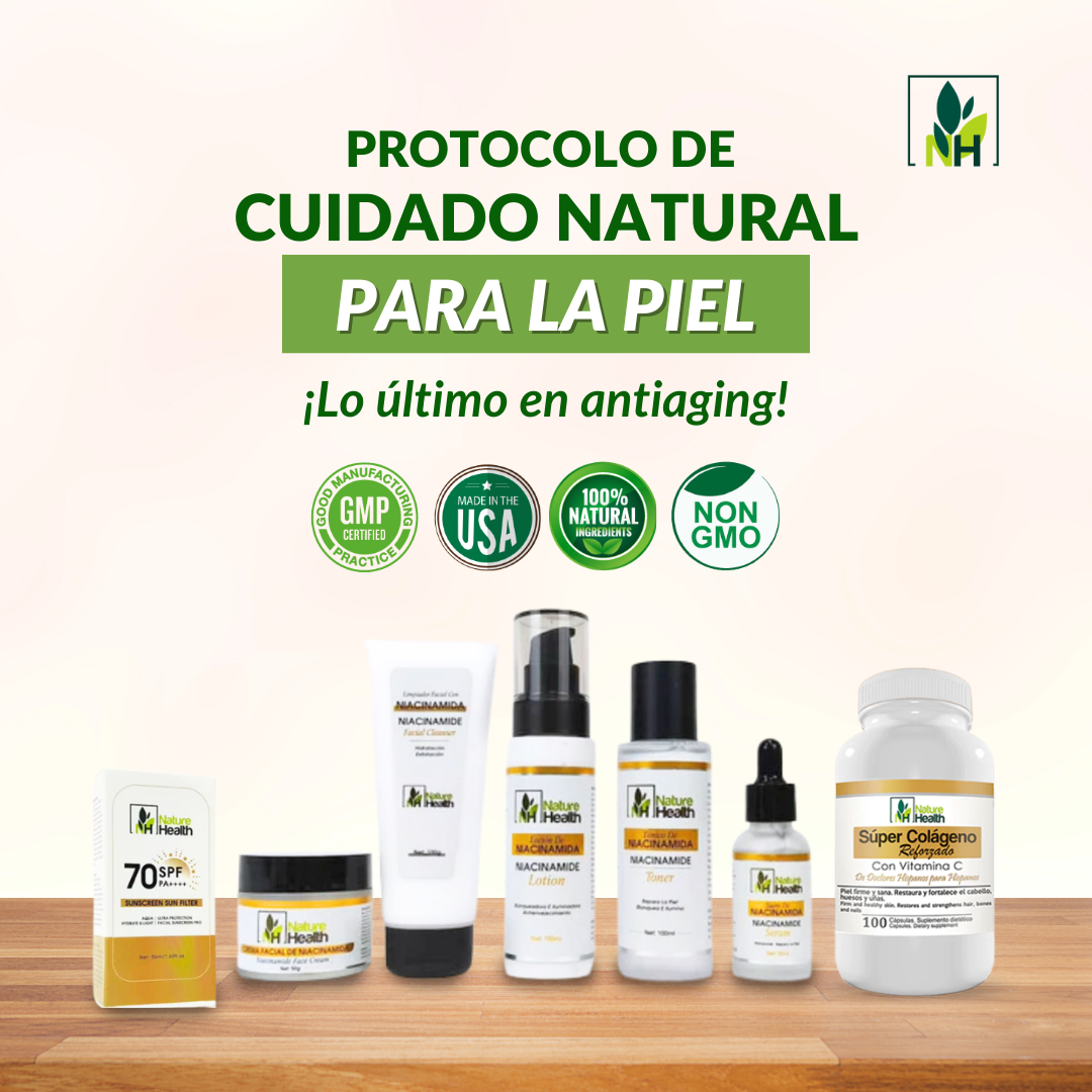 Protocolo de Cuida Natural para la piel Nature Health