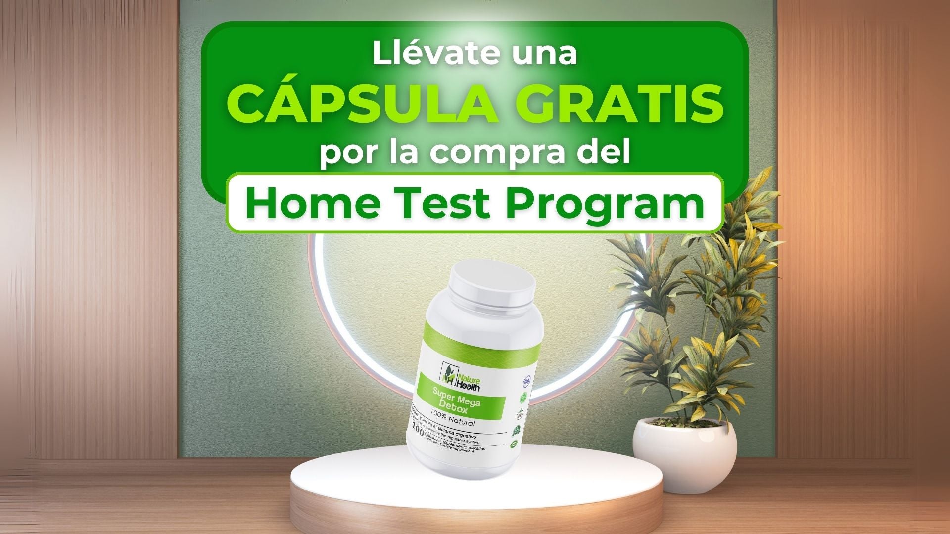 Capsulas Gratis por Home Test Program Centro de Medicina Alternativa Nature Health