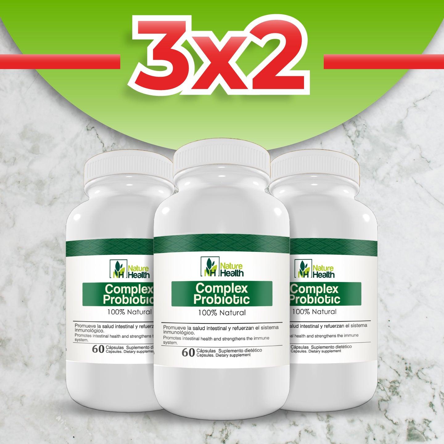 3x2 en Cápsulas Complex Probiotic ⭐️⭐️⭐️⭐️⭐️