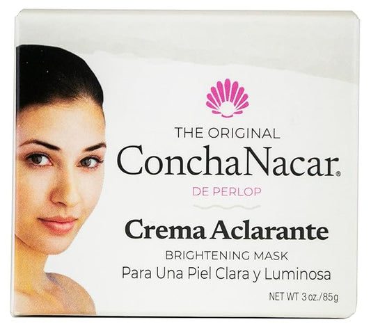 Concha Nacar Crema Aclarante No.3, Máscara Iluminadora 3 oz, Reduce la Apariencia de Manchas y Cicatrices | Crema Aclaradora Para Piel Manchas En Cara (Paquete de 1)