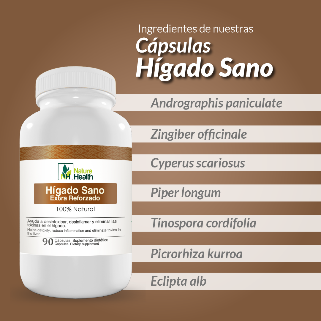 Cápsulas Hígado Sano ⭐️⭐️⭐️⭐️⭐️