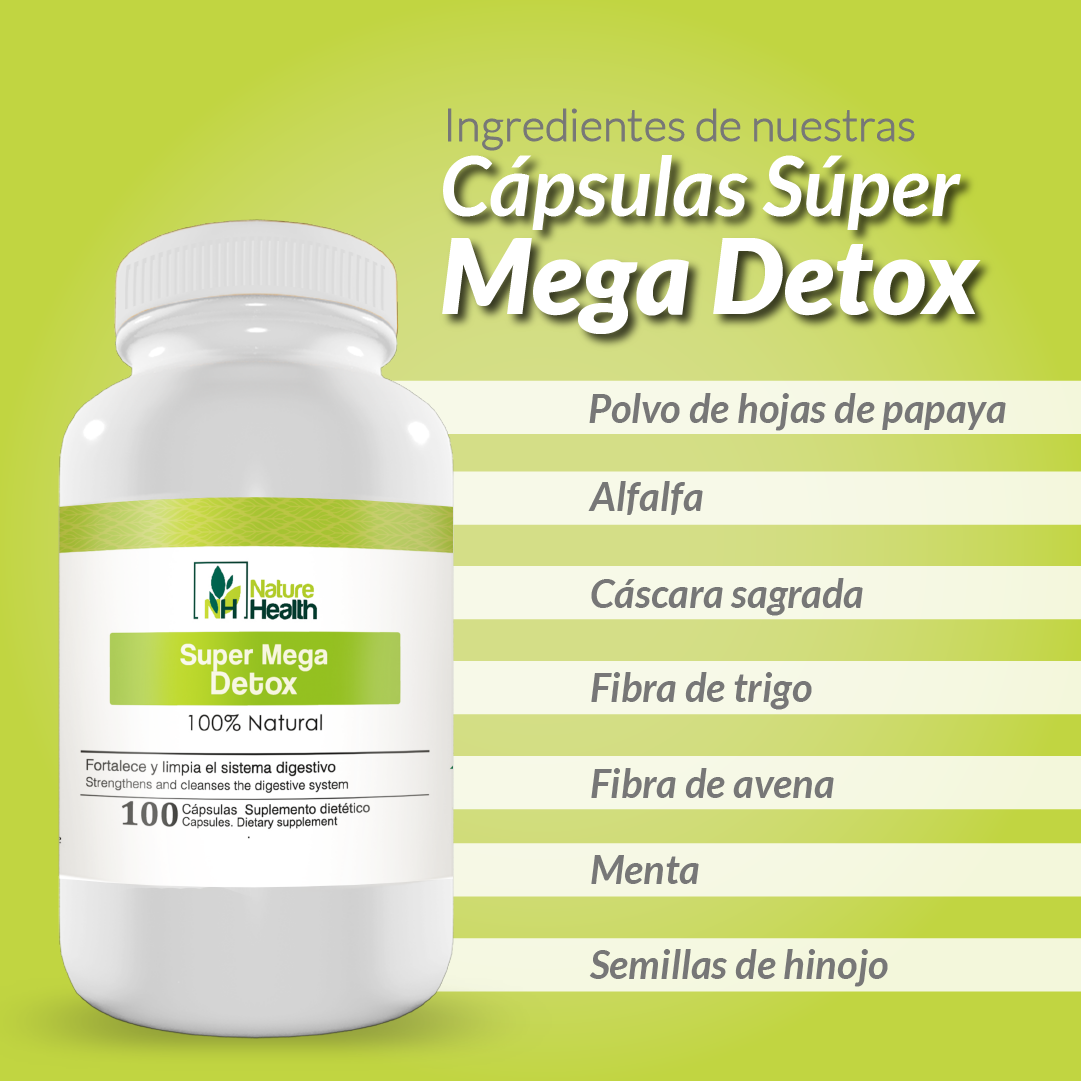 Cápsulas Súper Mega detox ⭐️⭐️⭐️⭐️⭐️