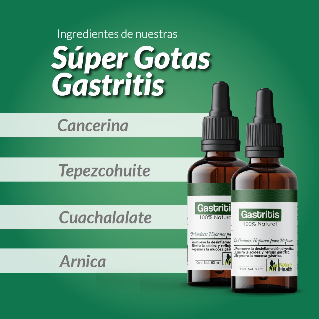 $10 DE REGALO: Súper Gastritis Gotas