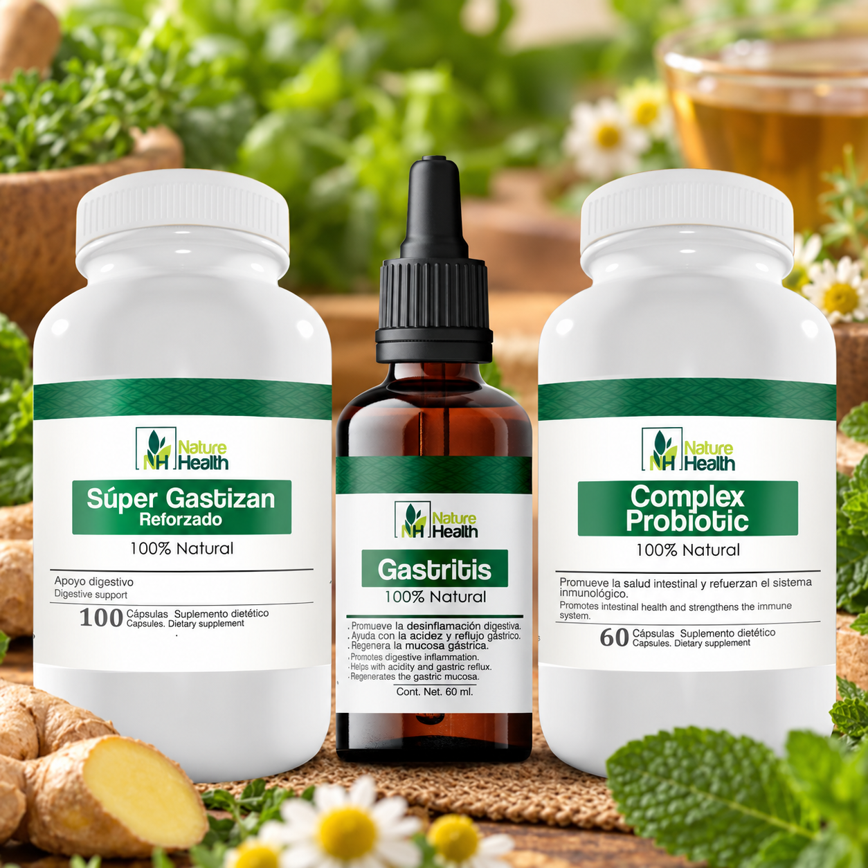 Protocolo para la Gastritis Equilibrio Digestivo – Apoyo con Tepezcohuite, Cuachalalate y Árnica⭐️⭐️⭐️⭐️⭐️