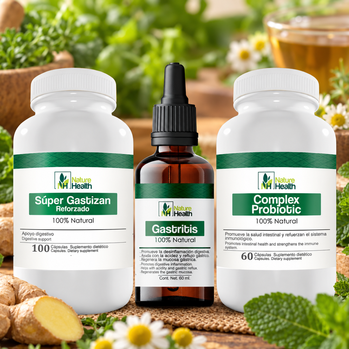Protocolo para la Gastritis Equilibrio Digestivo – Apoyo con Tepezcohuite, Cuachalalate y Árnica⭐️⭐️⭐️⭐️⭐️