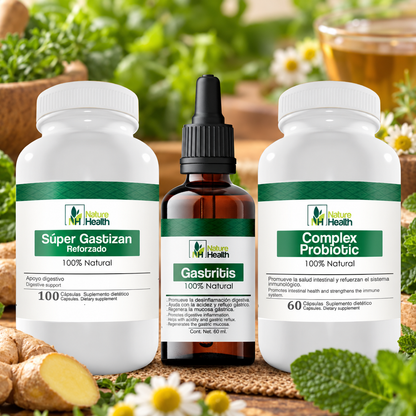 Protocolo para la Gastritis Equilibrio Digestivo – Apoyo con Tepezcohuite, Cuachalalate y Árnica⭐️⭐️⭐️⭐️⭐️