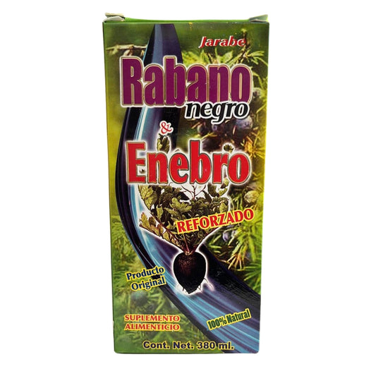 Jarabe Rabano negro Enebro Reforzado