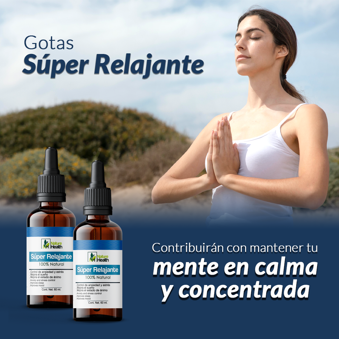 Super Relaxing Drops with Valerian, Pasiflora, Azahar and Tila