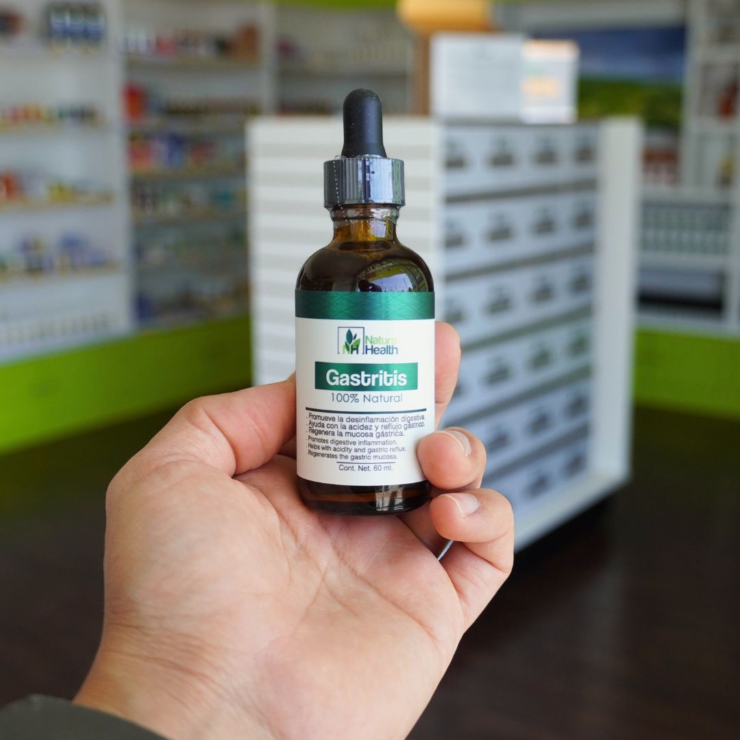 Súper Gastritis Gotas - Apoyo digestivo para la Acidez estomacal, Reflujo ácido e Indigestion