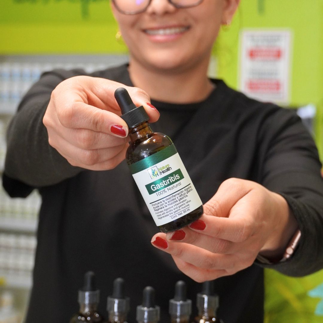 Súper Gastritis Gotas - Apoyo digestivo para la Acidez estomacal, Reflujo ácido e Indigestion