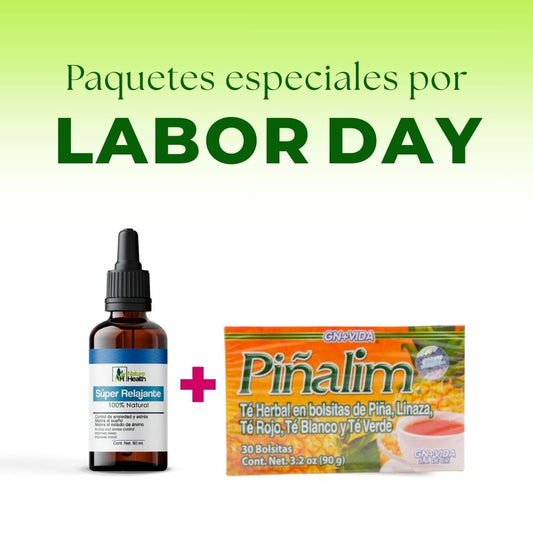 Gota Super Relajante + Te herbal Piñalim - LABOR DAY
