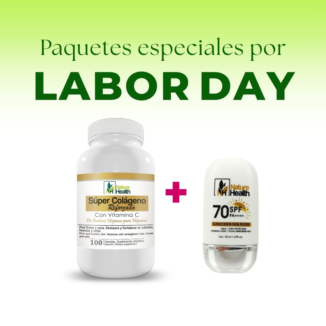 Capsula colageno con vitaminca C + Protector solar - LABOR DAY