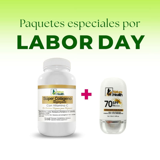 Capsula colageno con vitaminca C + Protector solar - LABOR DAY