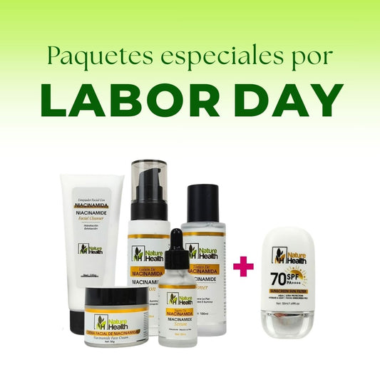 Protocolo de cuidado para la piel + protector solar - LABOR DAY