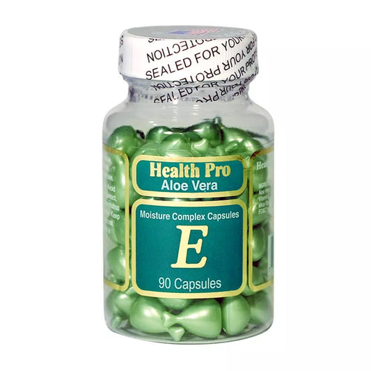 Aloe Vera and Vitamin E Skin Oil, 90 Green Capsules