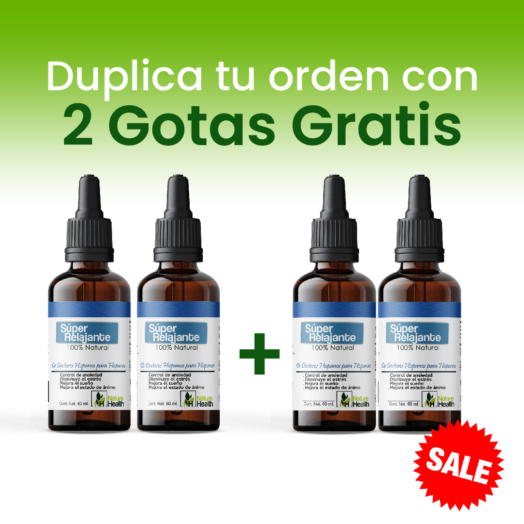 2 Súper Relajante Gotas + 2 Gotas GRATIS 🔴