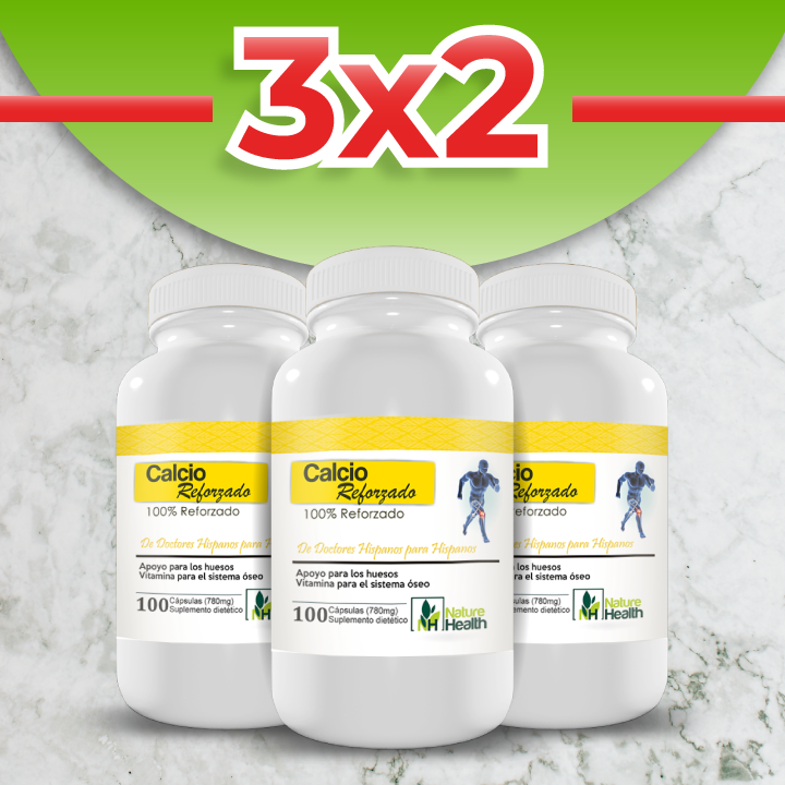 3x2 Cápsulas Calcio Reforzado ⭐️⭐️⭐️⭐️⭐️