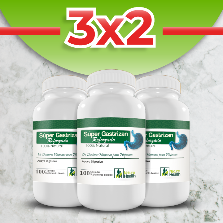 3x2 Cápsulas Súper Gastrizan Reforzado ⭐️⭐️⭐️⭐️⭐️